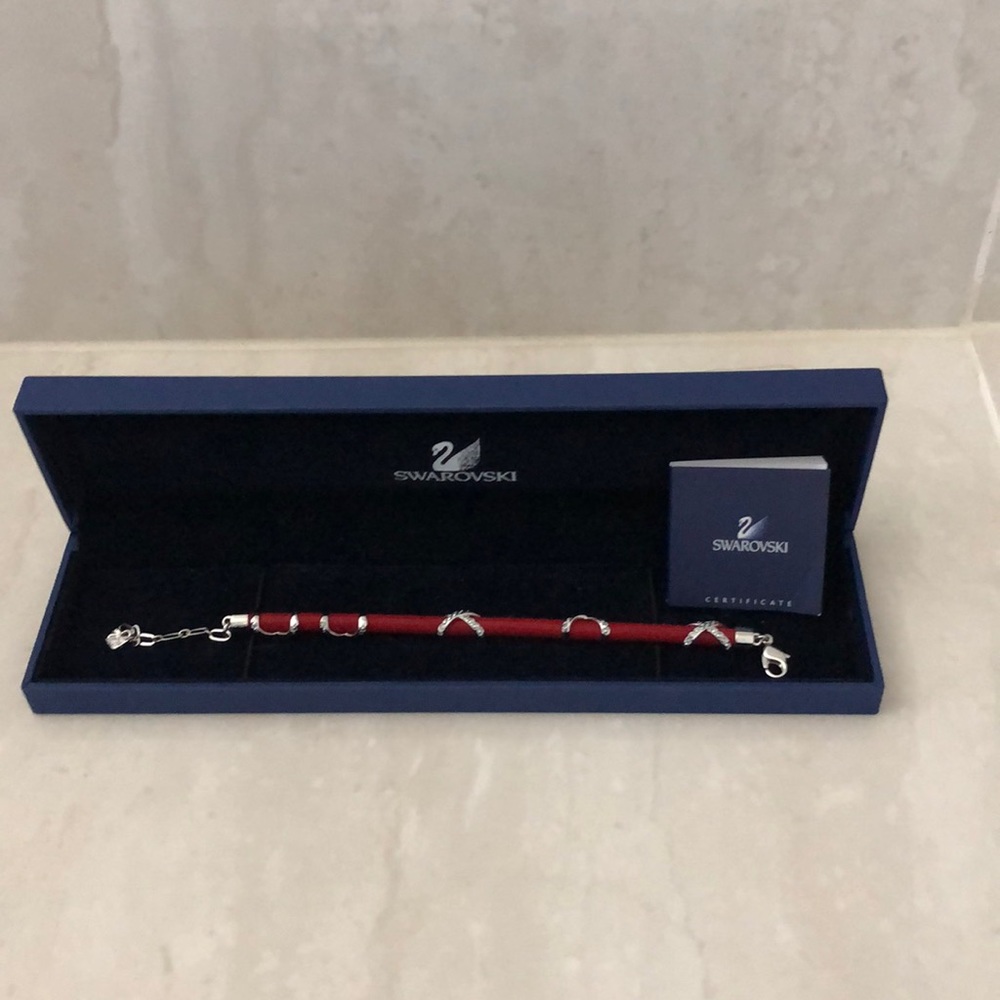 Swarovski red bracelet
